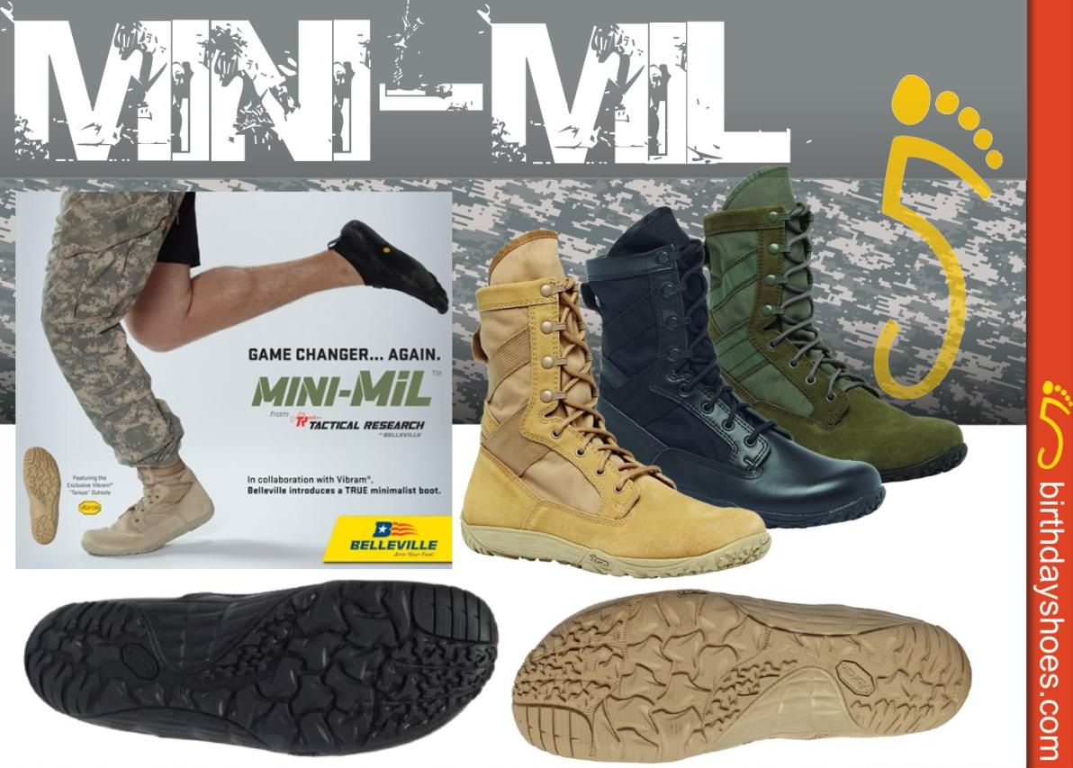 Minimalist Military Combat Boot Mini-Mil from Belleville First Look