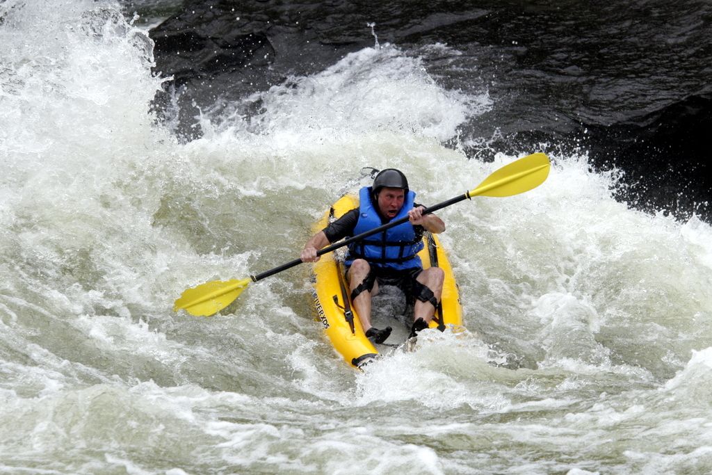 Extreme White Water Rafting in Vibram Five Fingers KSOs