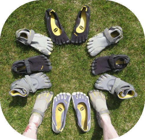 Tina's Epic Vibram Five Fingers Collection