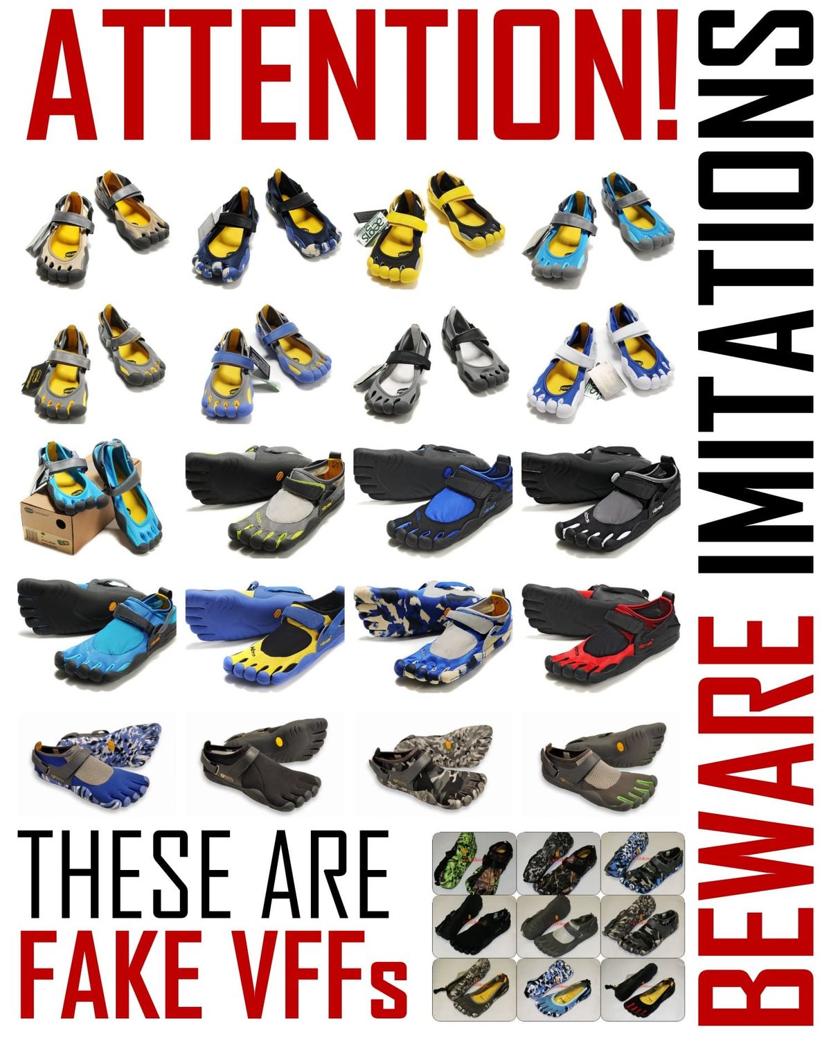 The Guide to Fake Vibram FiveFingers