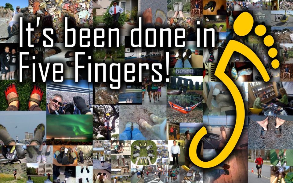 Vibram Five Fingers Fan Stories — a list of everything fans are doing in their Vibrams!