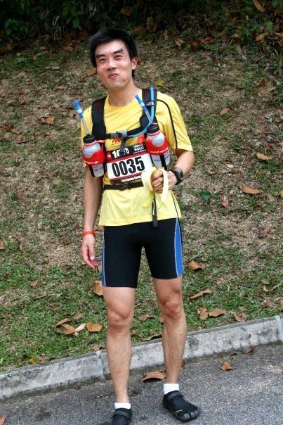 Bernard Finishes 100km Trail Race in Singapore in his KSO Vibram FiveFingers
