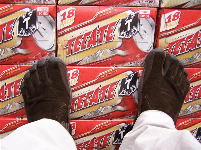 James' KSO Trek Five Fingers at Work