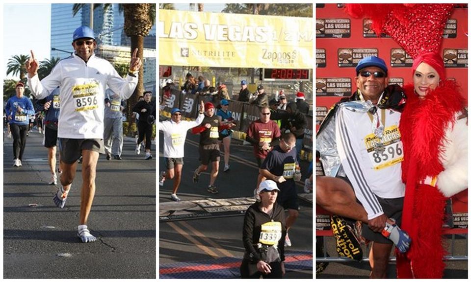 Jawa runs the Rock'N'Roll Las Vegas Half Marathon in KSO V5Fs