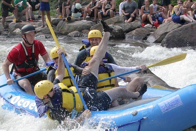 Patrick goes rafting on the Ocoee River in KSO Vibram Five Fingers