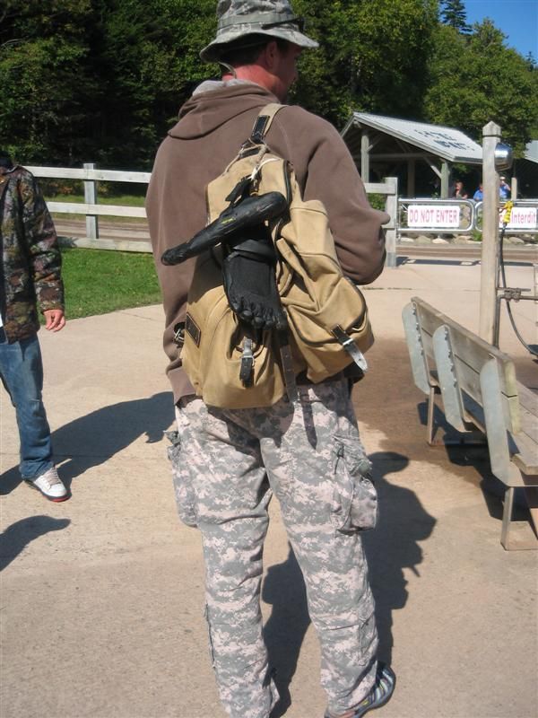 Piz Vacations in Canada in his black KSO Vibram FiveFingers