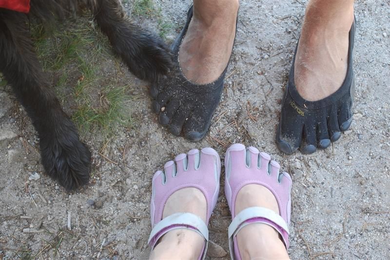"Monkey Shoes" and Dog Paws from Vibram Five Fingers fan Erik