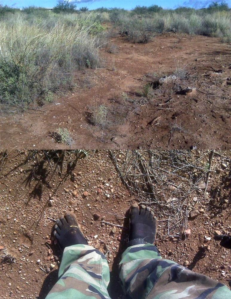 Running San Pedro River Valley in FiveFinger KSOs