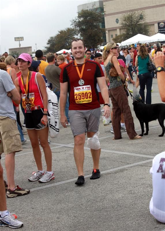 Tyler's First Half-Marathon in KSO Five Fingers