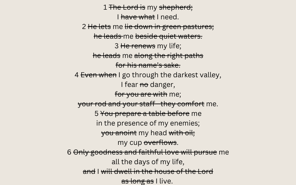 How to Read Psalm 23 The Right Way