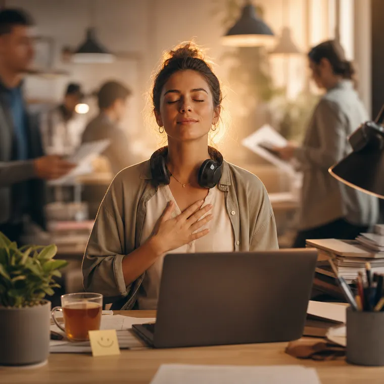 5 maneiras de se acalmar em um trabalho estressante