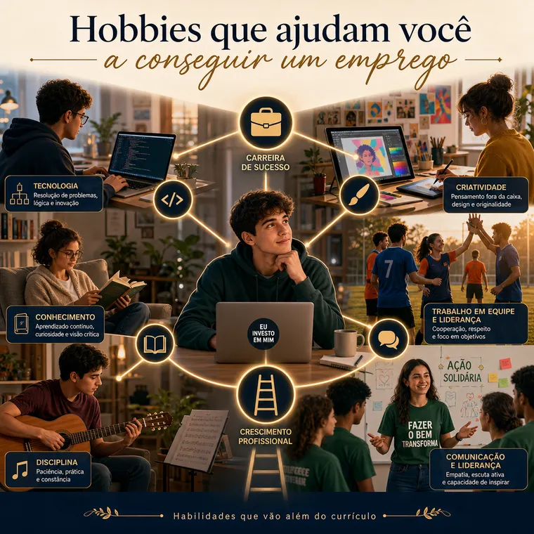 Hobbies que ajudam você a conseguir um emprego