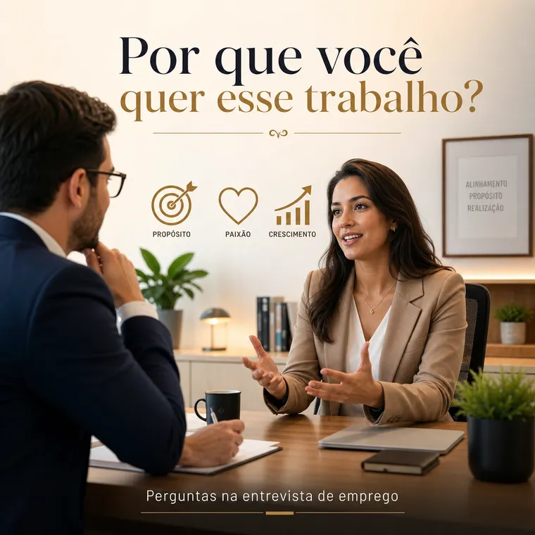 “Perguntas na entrevista de emprego” - Por que você quer esse trabalho?