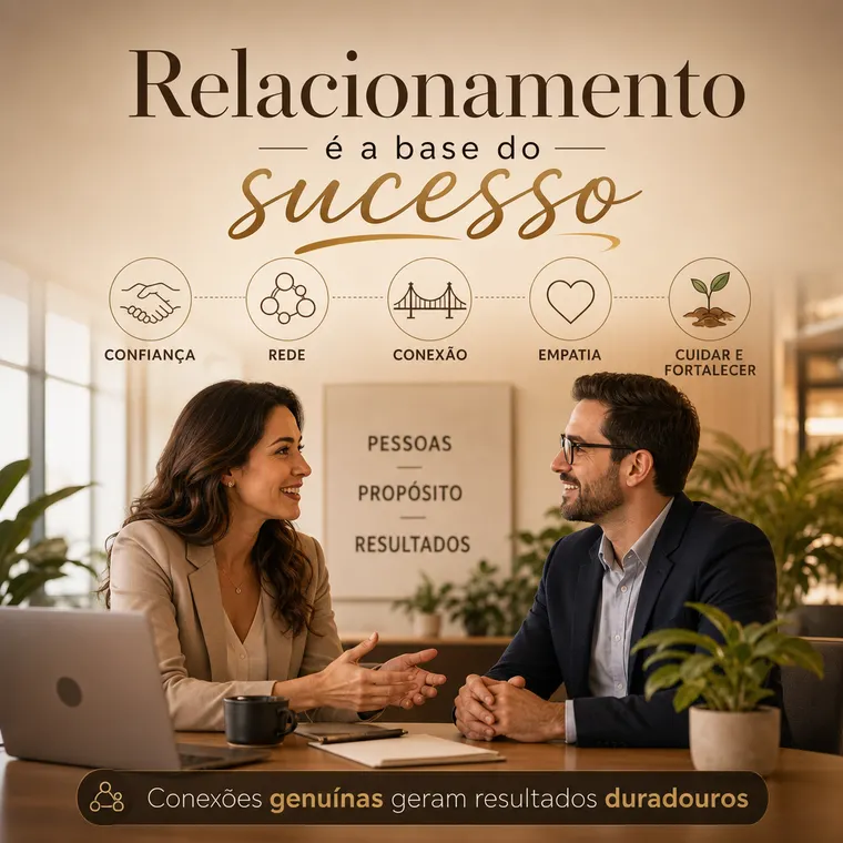 Relacionamento é a base do sucesso