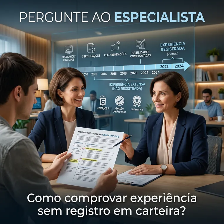 Pergunte ao especialista: Como elaborar um currículo informando que, apesar de ter bastante experiência na área, só posso comprovar dois anos registrados em carteira?