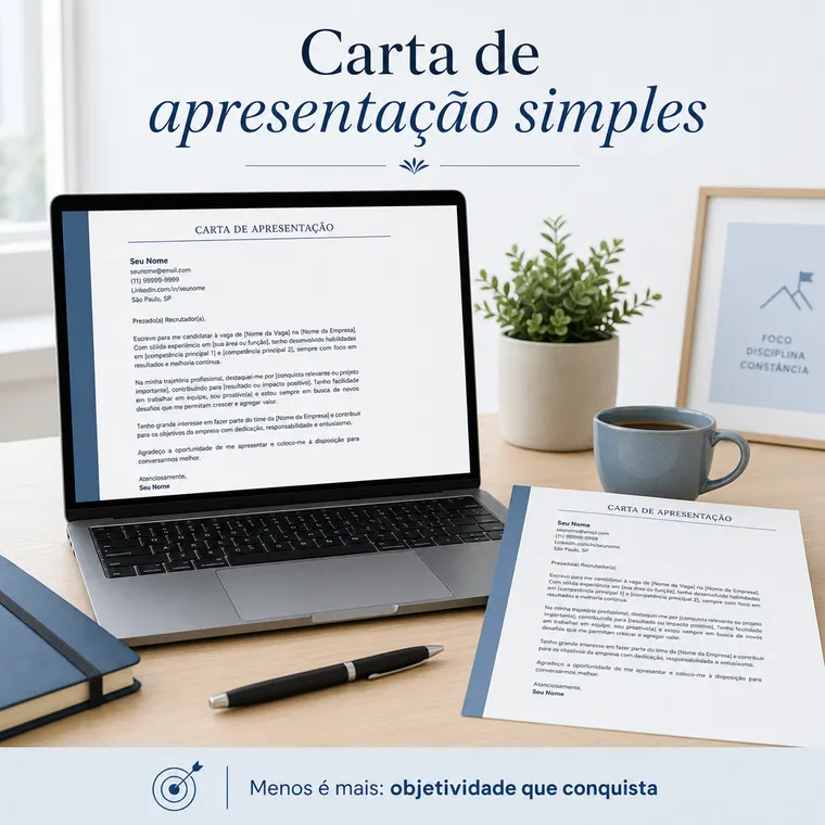 Carta de apresentação simples