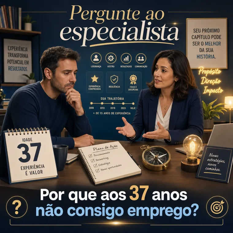 Pergunte ao especialista - Por que aos 37 anos não consigo emprego?
