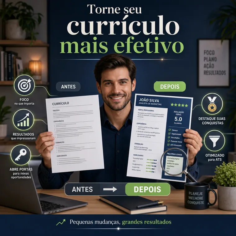 Torne seu currículo mais efetivo