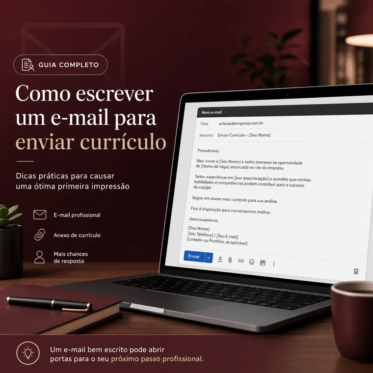 Como Escrever E-mail para Enviar Currículo: O Guia Definitivo, Simples e Direto