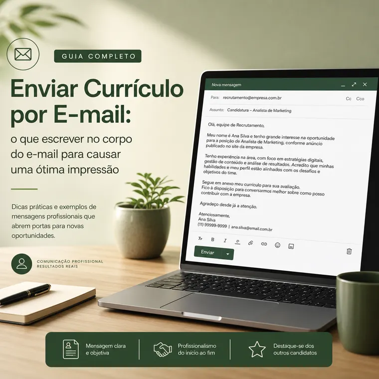 O que Colocar no Corpo do E-mail para Enviar Currículo: Guia Simples e Prático