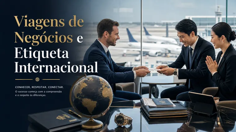 Viagens de negócios exigem conhecimento sobre etiqueta internacional
