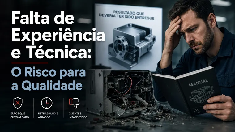 Falta de experiência e técnica comprometem a qualidade do serviço