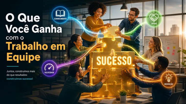 O que você ganha com o trabalho em equipe