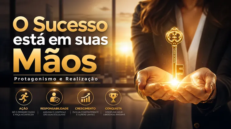 A resposta do sucesso está em suas mãos