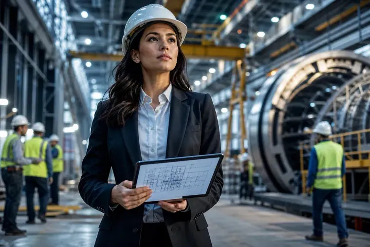 Um toque feminino no chão de fábrica
