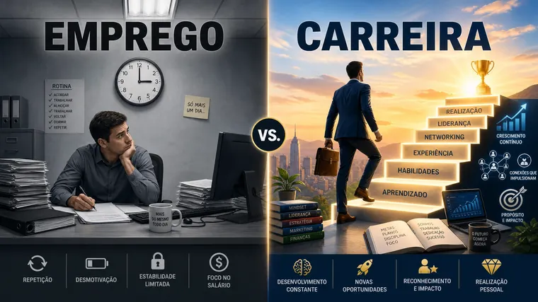 Você tem um emprego ou uma carreira?