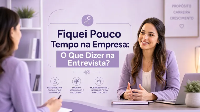 Fiquei Pouco Tempo na Empresa: O Que Dizer na Entrevista?