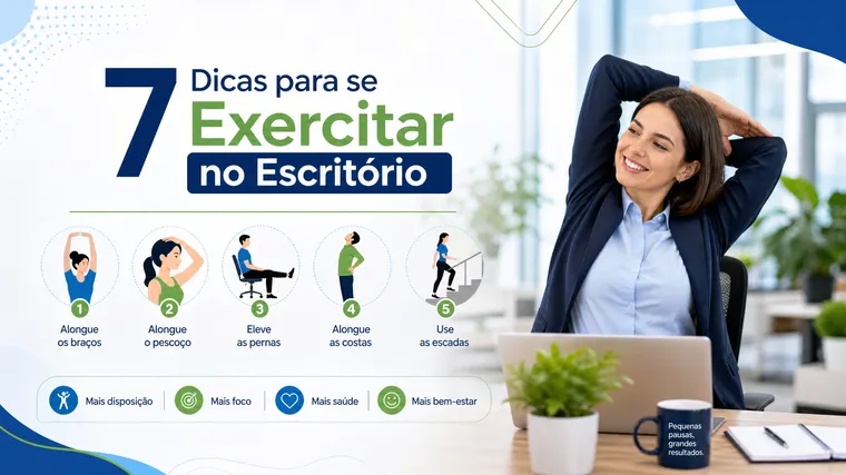 7 dicas para se exercitar dentro do escritório