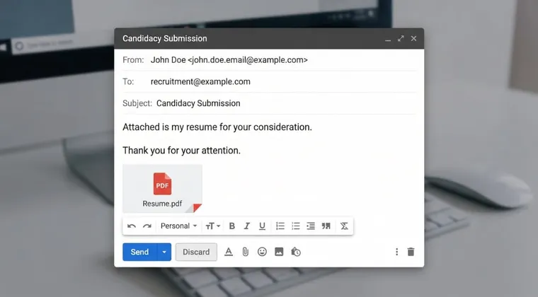 Frase para Mandar Currículo por E-mail: Modelos Simples e Diretos