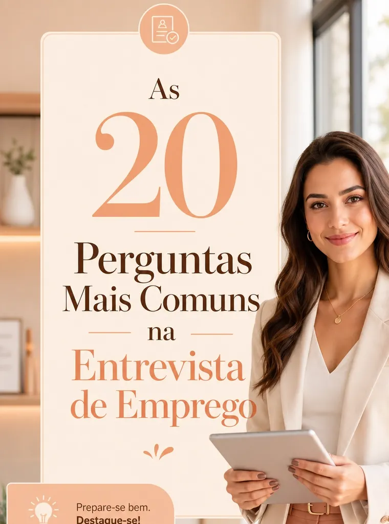As 20 Perguntas Mais Frequentes nas Entrevistas