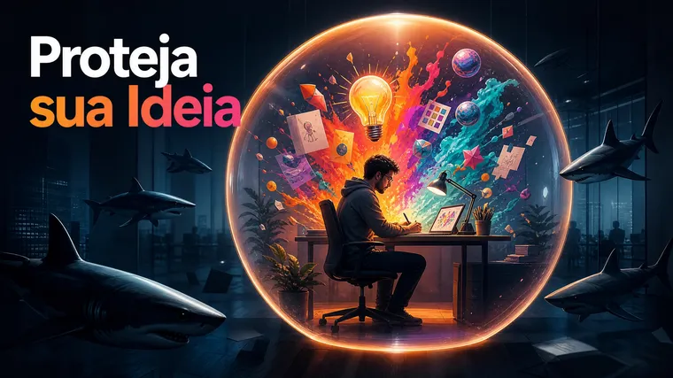Não deixe os tubarões acabarem com sua criatividade!