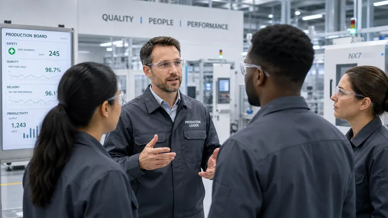 Líder de Produção: O Maestro da Eficiência Industrial