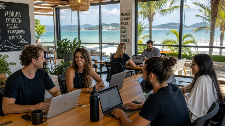 Nomadismo digital no Brasil: Cidades que se tornaram hubs de trabalho.