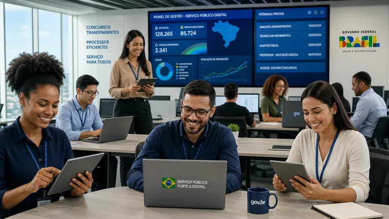 Setor público em 2026: A digitalização dos concursos e carreiras