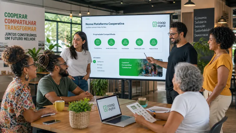Cooperativismo de plataforma: Uma nova via para o mercado brasileiro.