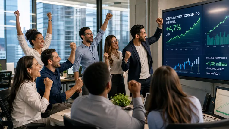 Resiliência econômica: Como o mercado de trabalho superou 2025.