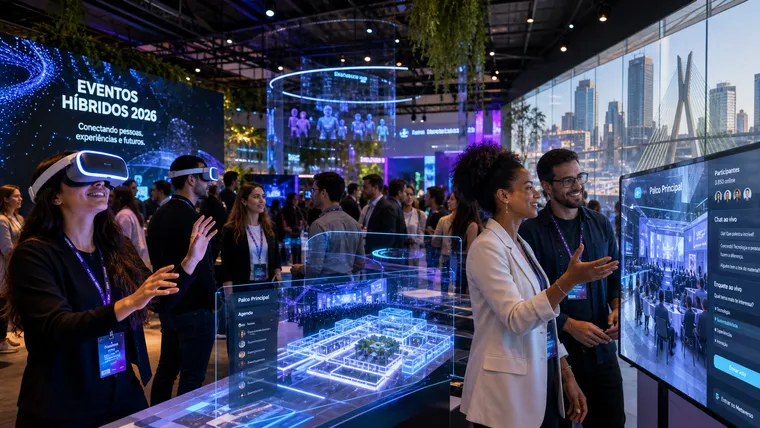🎪 Setor de eventos em 2026: A integração total com o metaverso