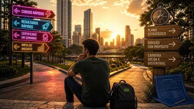 🧭 Como Escolher Sua Carreira em 2026: Projeto de Futuro vs. Curso da Moda
