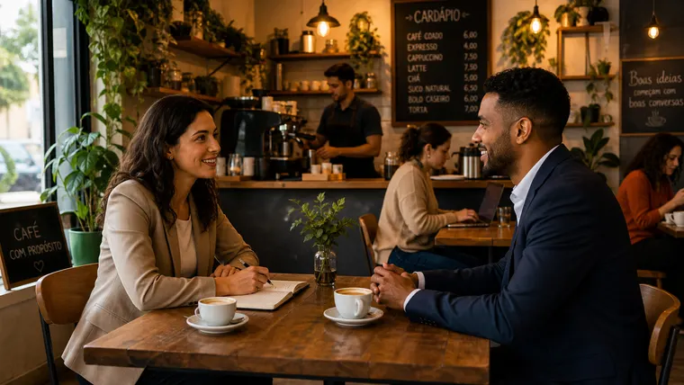☕ Entrevistas em Cafés e Ambientes Informais: Regras de Etiqueta