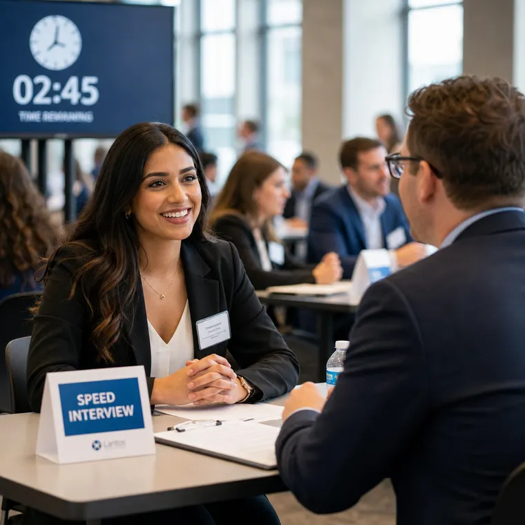 ⚡ O Guia do "Speed Interviewing": Como Brilhar em Apenas 5 Minutos