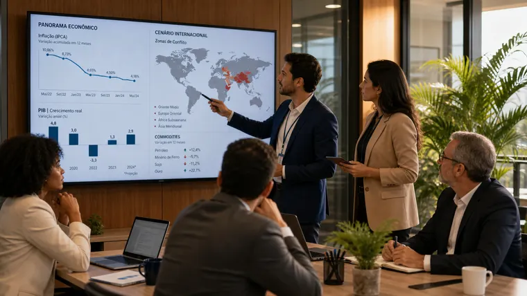 🌍 O Efeito Dominó: Como os Conflitos Globais estão a impactar a inflação e o emprego no Brasil
