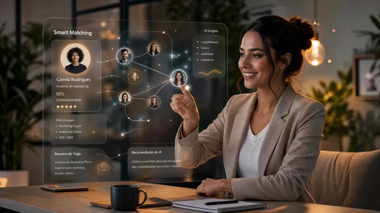 O Futuro do Recrutamento: IA e Correspondência Inteligente (Smart Matching)
