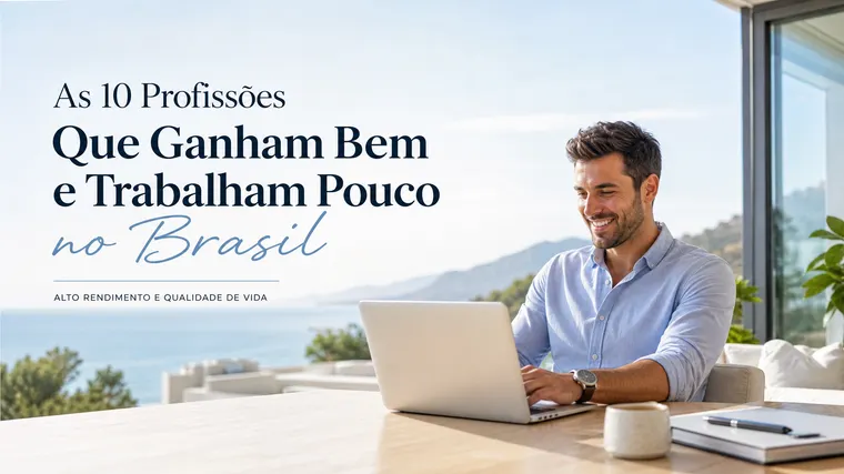 As 10 Profissões Que Ganham Bem e Trabalham Pouco no Brasil (2026)