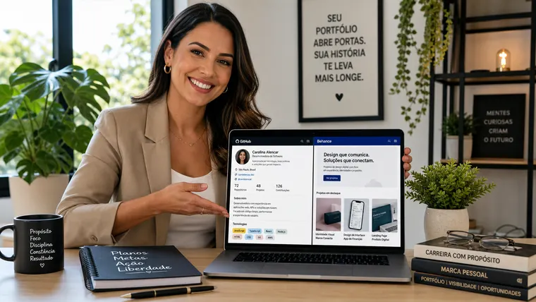 🖥️ Como Usar o GitHub ou Behance Como Seus Verdadeiros Currículos Visuais