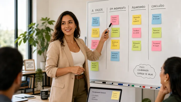 📋 Metodologias Ágeis (Scrum, Kanban): Como Aplicar no Seu Dia a Dia Mesmo Fora de TI