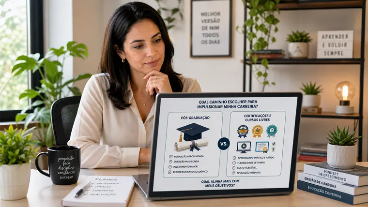 🎓 O Que Vale Mais: Uma Pós-Graduação Tradicional ou Vários Cursos Rápidos de Grife?